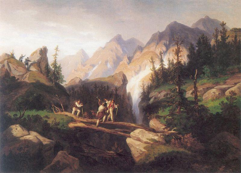 unknow artist Tatra Mountains oil painting picture